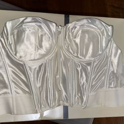 Corset Breast 34c Nylon Victoria Secret   White 