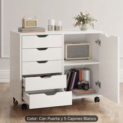 5 Dresser Storage Cabinet New