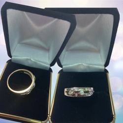 Engagement beautiful band 2 views 14 Kt Gold