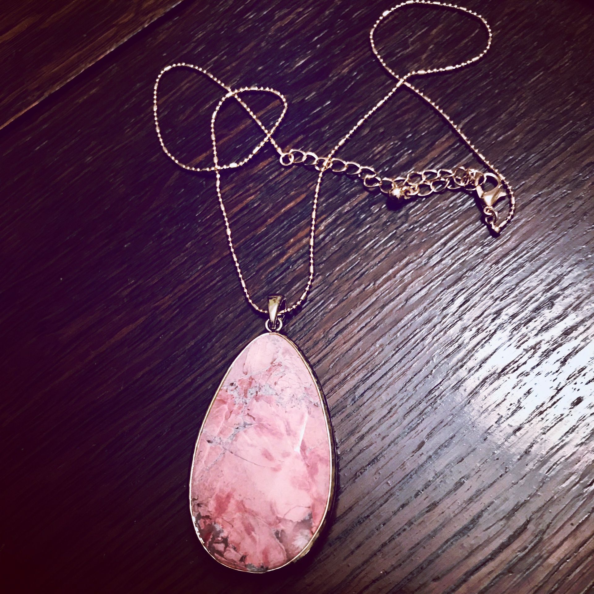 Rhodonite pendant