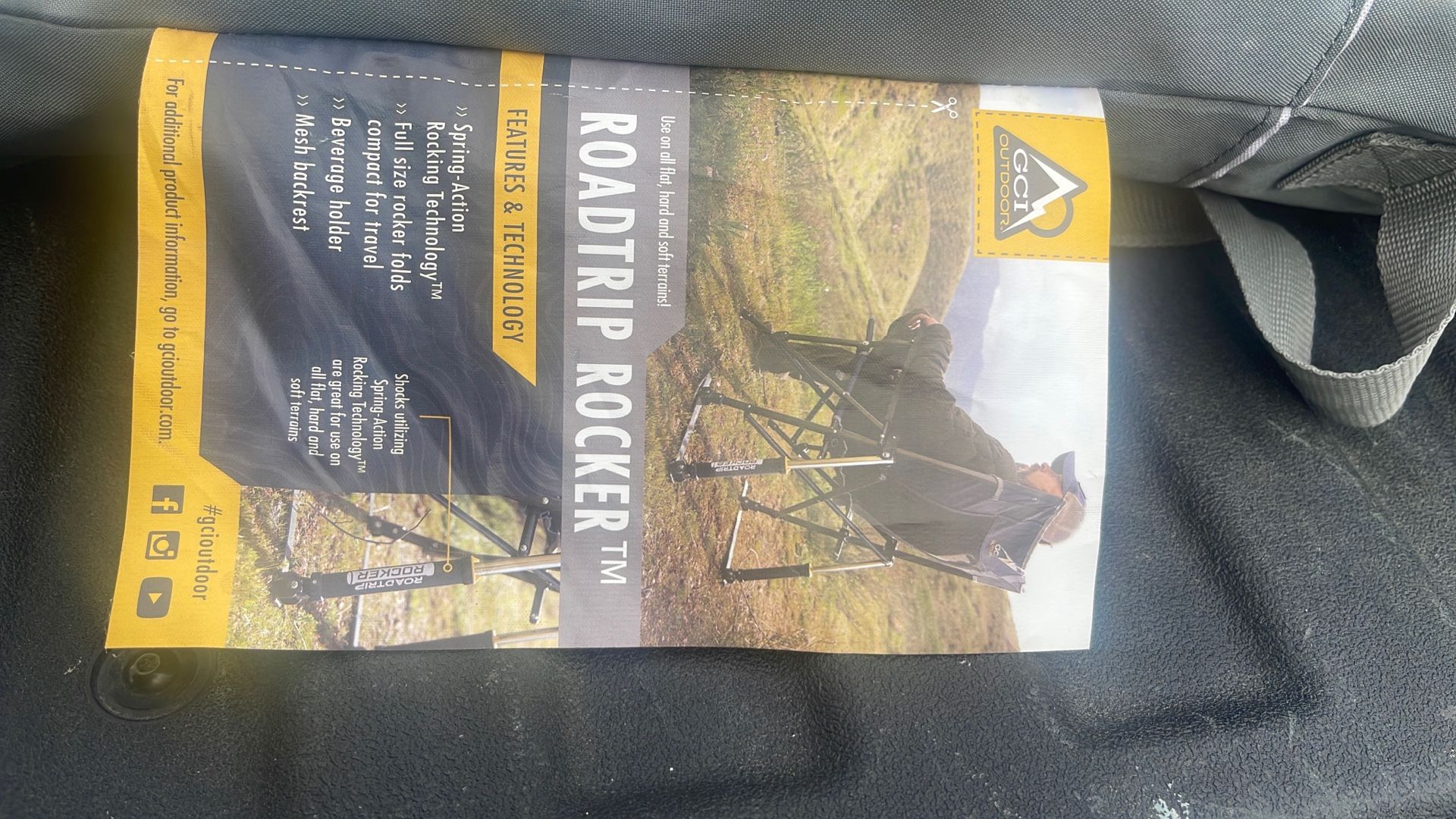 To Outdoor Chairs, Road Trip Rocker