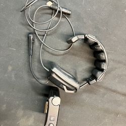 Com System Single Sided Headset w/Mic & Wireless Belt Pack