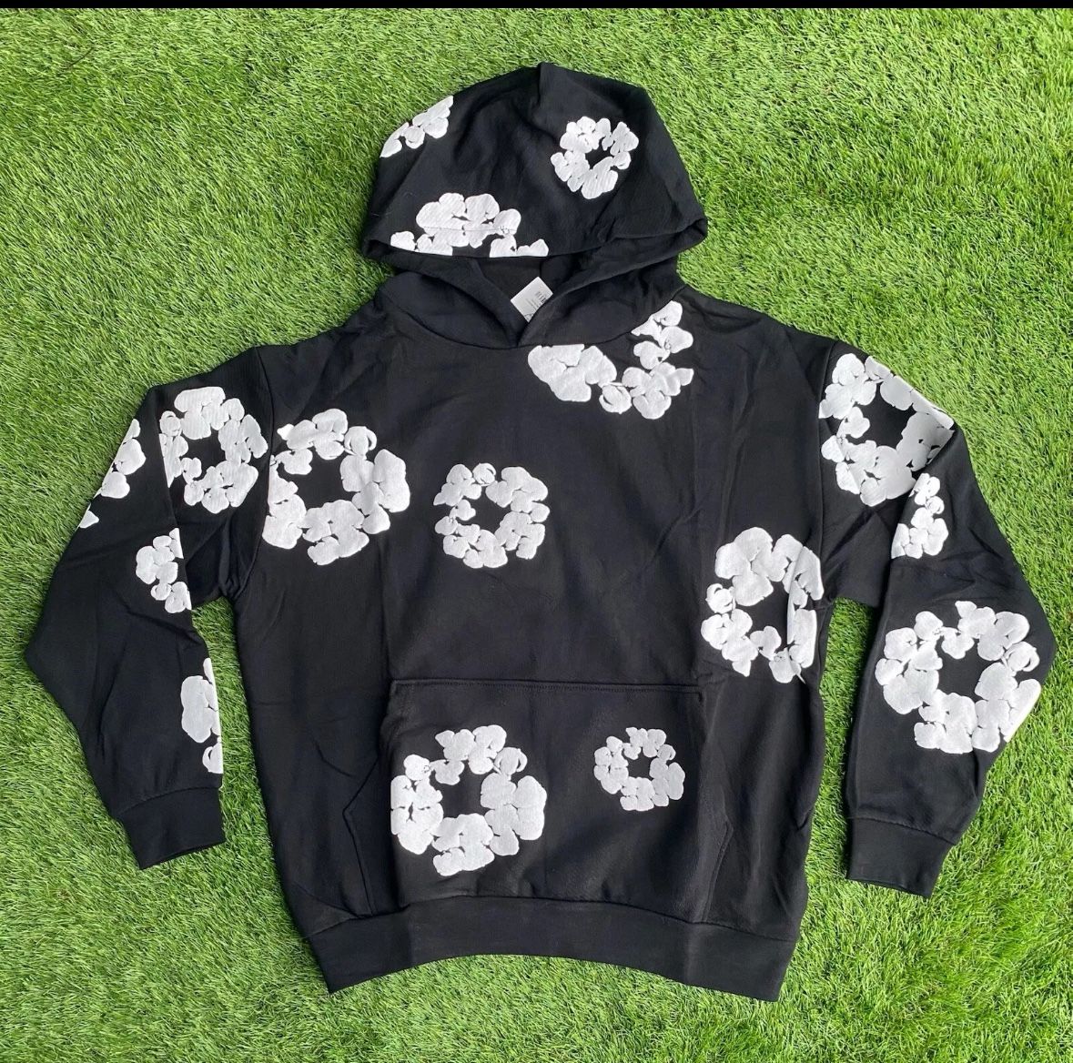 Black Denim Tear Hoodie