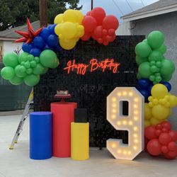 Multicolor Balloon Garland Aka Balloon Arch