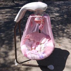 Baby Bassinet And Baby Swing By Fisher price