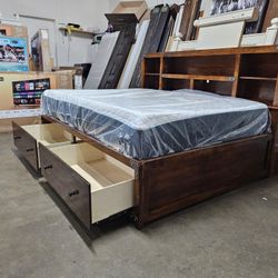 Full Captains Bed And Mattress 