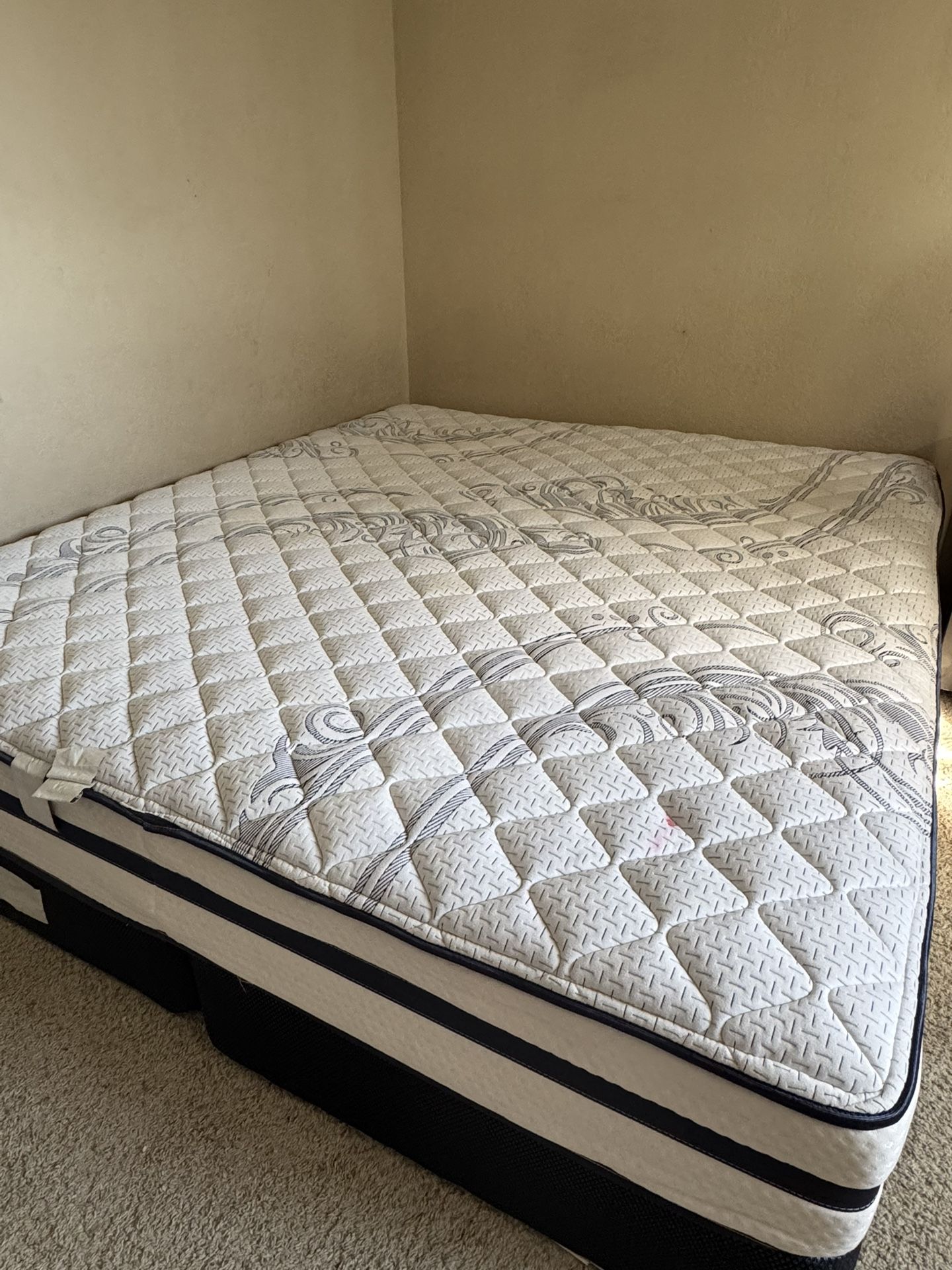 Cal King Beautyrest Recharge BR800F Mattress, Euro Plush + Protector ($400)