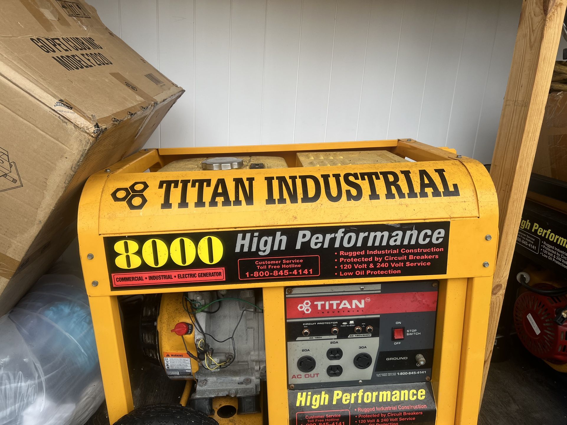 titan industrial generator