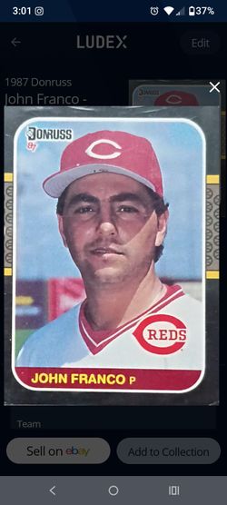 1987 Donruss John Franco Baseball Card
