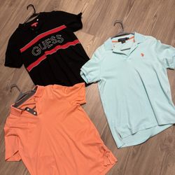 3- Men Casual Polo Size S/M