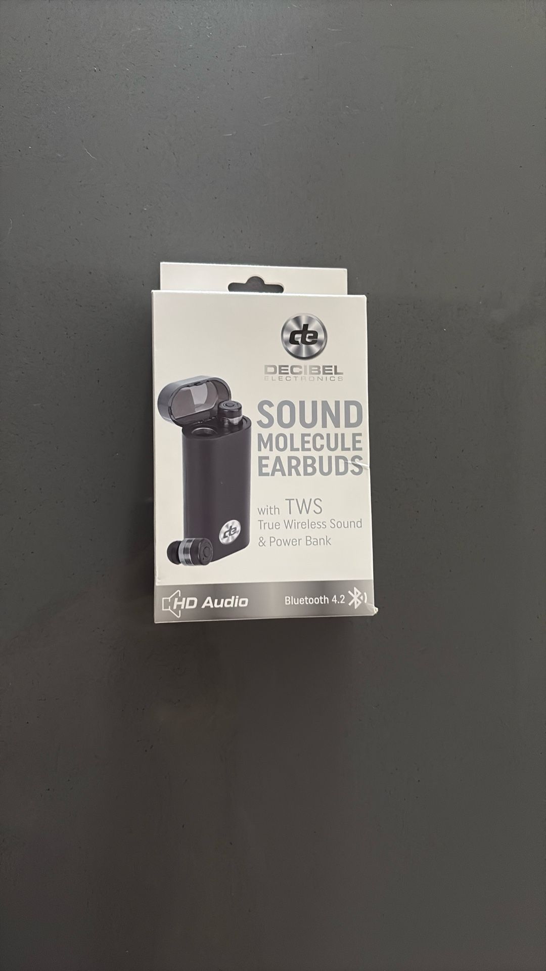 Wireless Earbuds - Bluetooth Earbuds decibel electronics sound molecule earbuds Phone Charging Power Bank