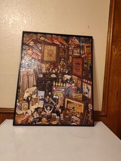 Baseball memorabilia springbrook collection 30x24 a thousand pieces asking $18