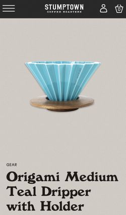 Origami Coffee Pour Over (Sz Med) Japan