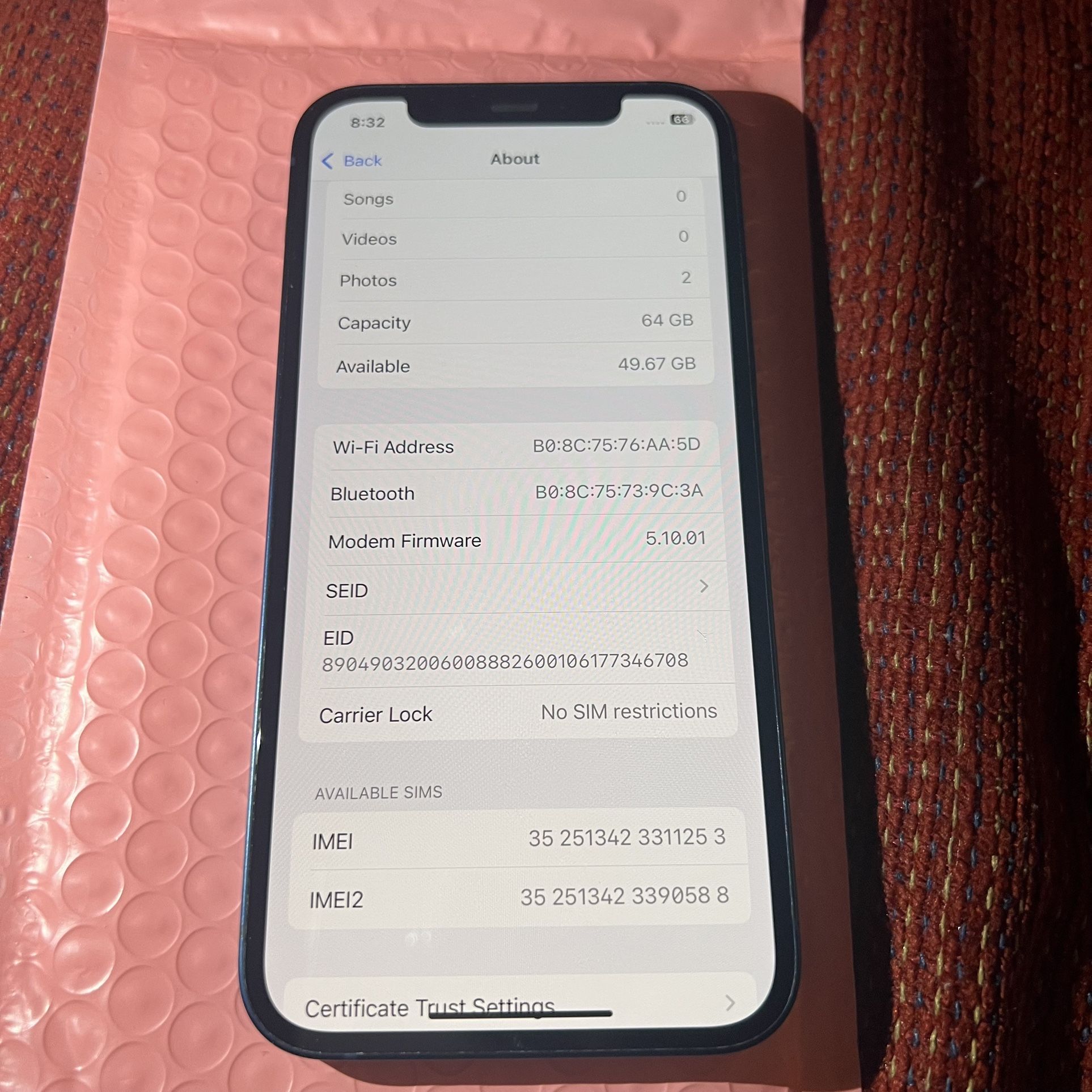 97% Battery Health iPhone 13 Practically New Factory Unlocked