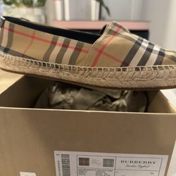 Burberry Espadrilles Europe size 37 
