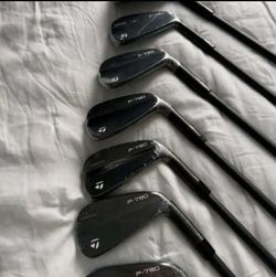 TaylorMade P790 Iron Set 4-PW Dynamic Gold 105 Stiff Steel Forged Tungsten
