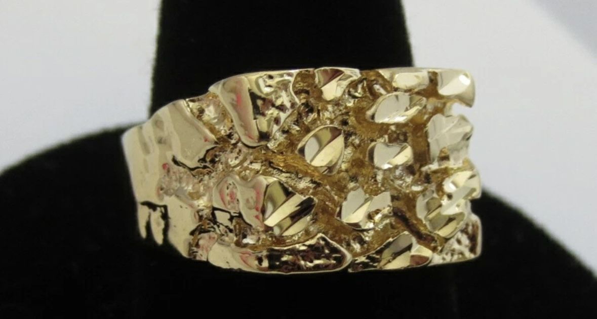 14k Nugget Ring Size 7
