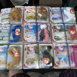 10 TY Bear collectables