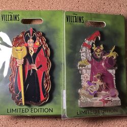 D23 2024 MOG WDI Mickeys of Glendale Villains LE400 Pin Bundle Lot [2 Pins]