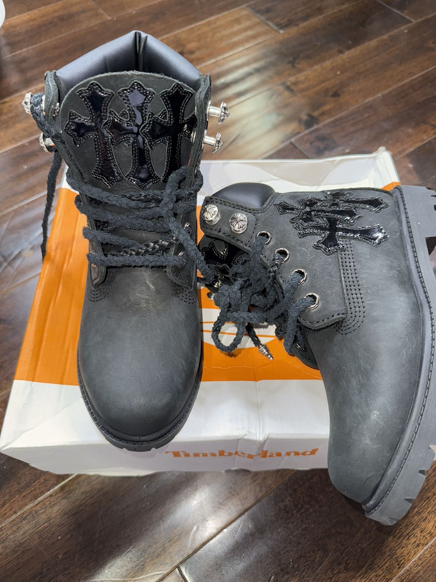 Chrome Hearts X Timberlands Black