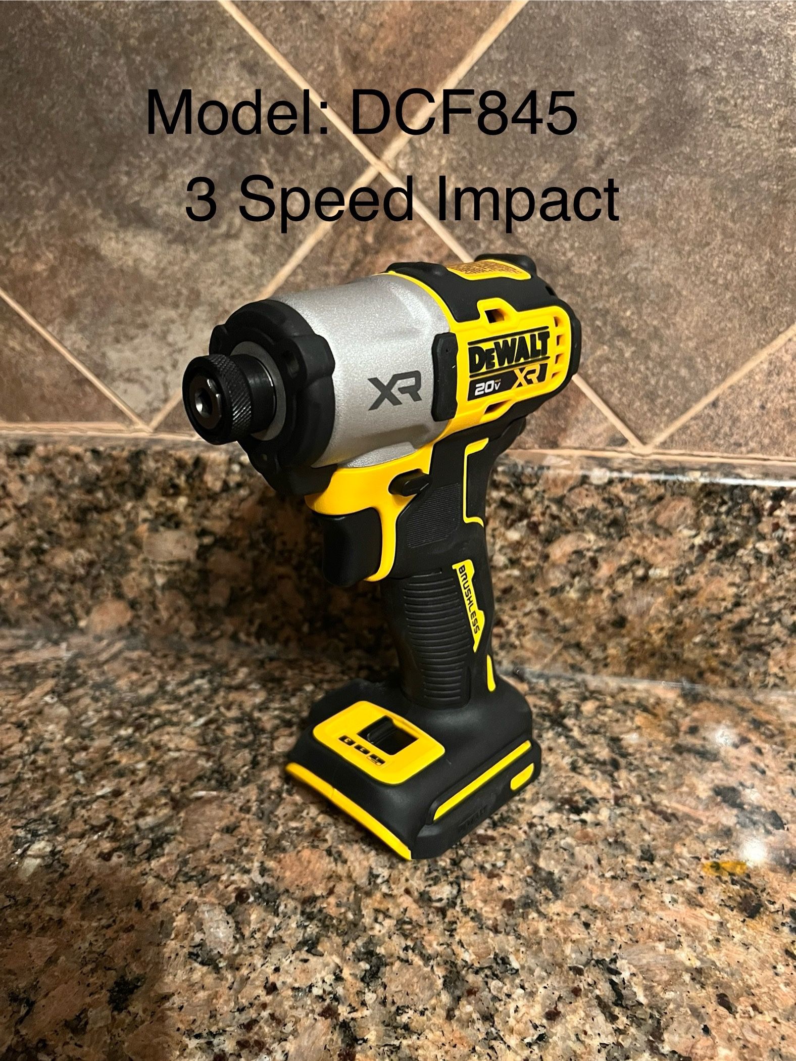 Dewalt 1/4 XR Impact 3 Speed • New•