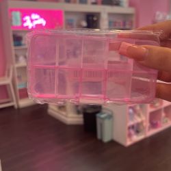 Pink Clear Storage Box 