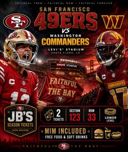 San Francisco 49ers vs Washington Commanders