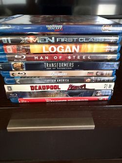 10 Marvel/Disney Blu Rays