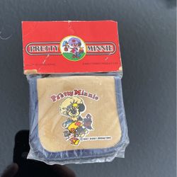 VTG NOS MINNIE PRETTY MINNIE DISNEY CHILDRENS CHANGE PURSE SEALED CARDED RARE 
