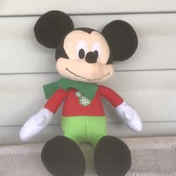 Mickey Mouse Christmas Holiday Plush 14”