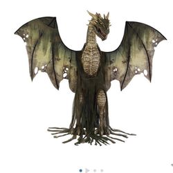 Animated 7 Ft Dark Forest Dragon 