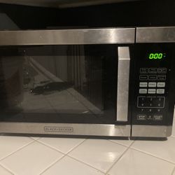 Black & Decker stainless steel Microwave 