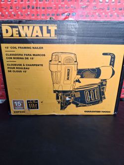 DEWALT PNEUMATIC 15° COIL FRAMING NAILER