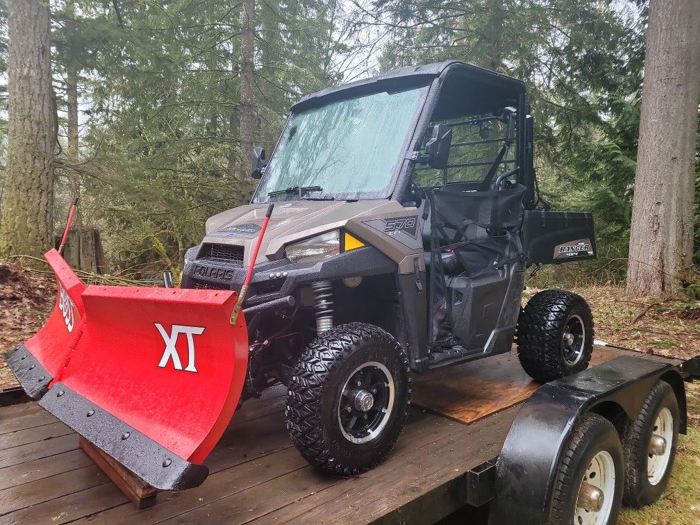 2019 Polaris Ranger 570 4x4 W/BOSS XT VBlade Snowplow for Sale in