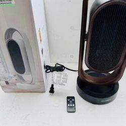 Fit Choice 1500W Oscillating Space Heater for Indoor Use, Fast Heating Within 2s with PTC Heating