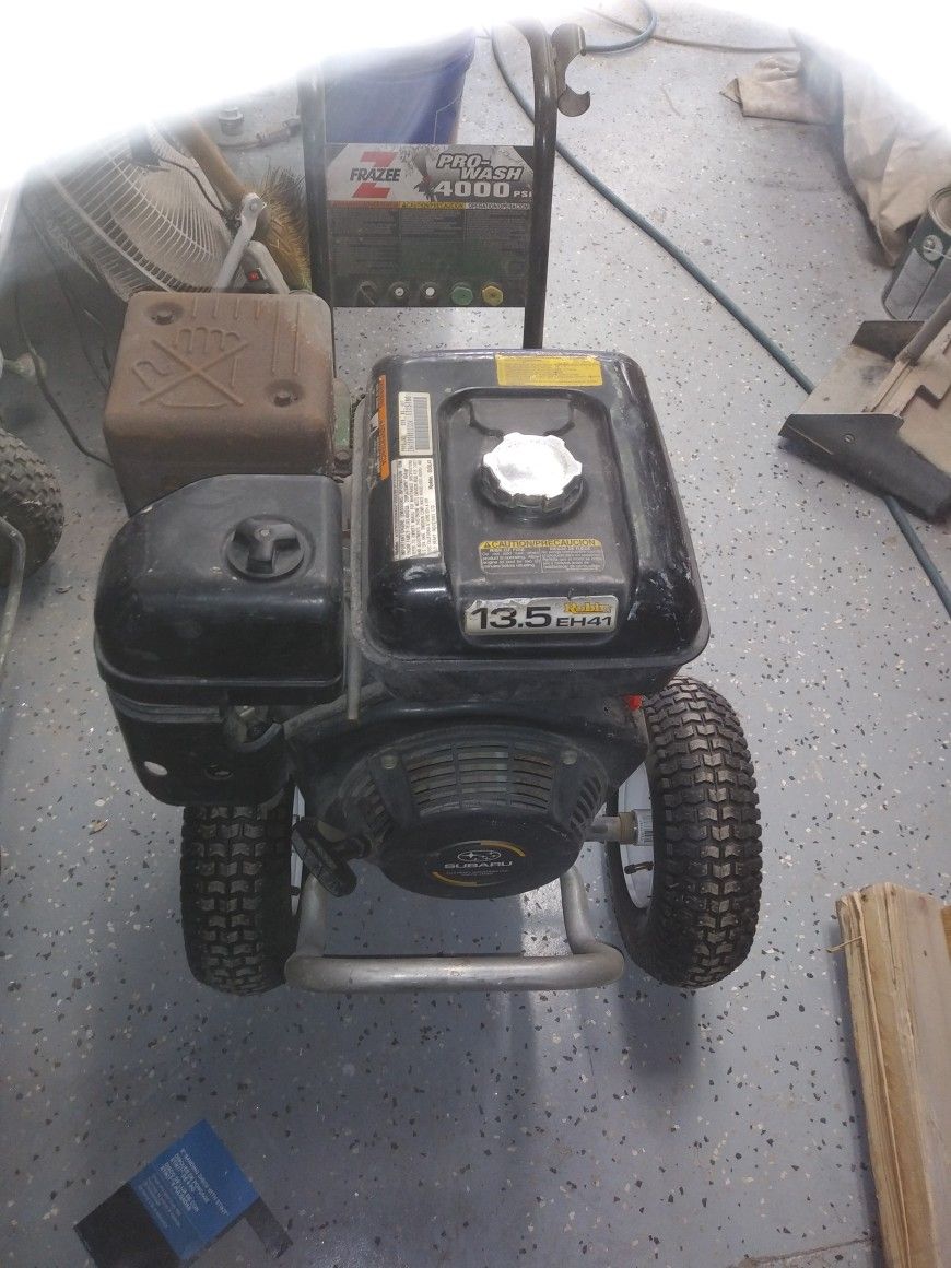 Slightly Used 4000 Psi Pressurewasher Works Like A Charm. Subaru Motor. 13.5