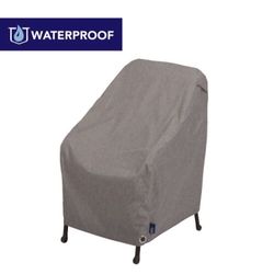 Garrison Waterproof Outdoor Patio Chair Cover, 27 in. W x 34 in. D x 31 in. H, Heather Gray