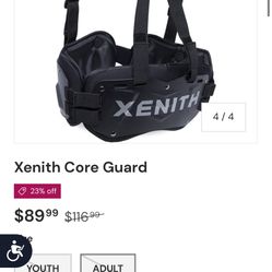 XENITH CORE GUARD LARGE