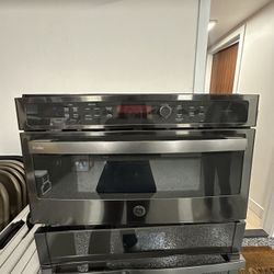 GE Combo Smart Wall Oven and microwave (2 items)