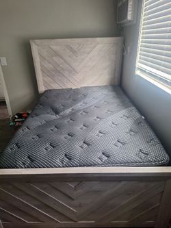 Full Size Mattress and Bed Frame