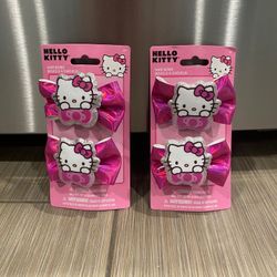 4 pieces Hello Kitty hair clip bows