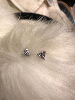 925 silver diamonds earrings
