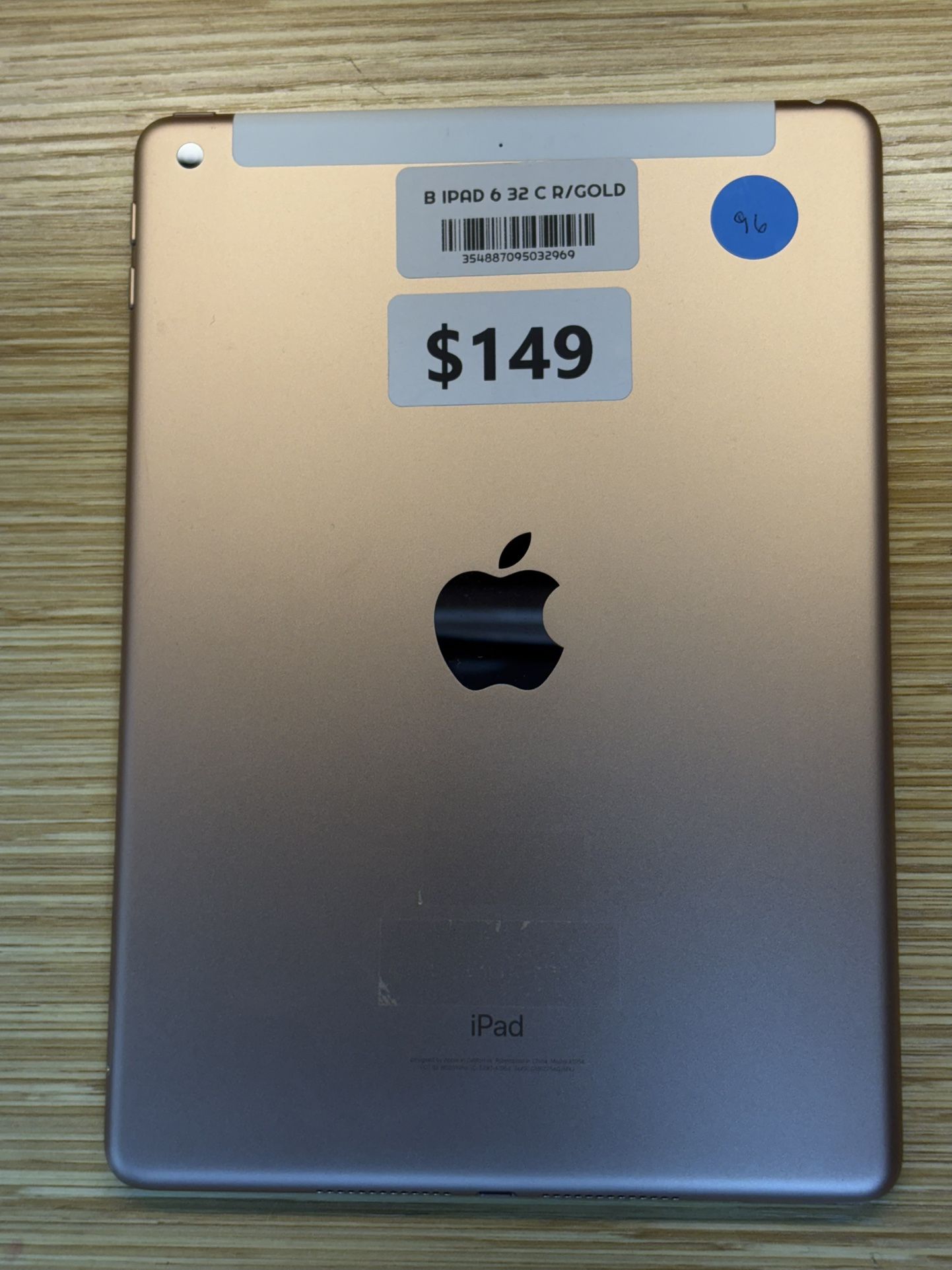 On Sale iPad 6 32GB Cellular