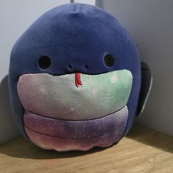 New, Squishmallows Hermen the navy blue snake plush