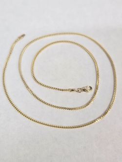 14kt Gold Franco Chain 18"