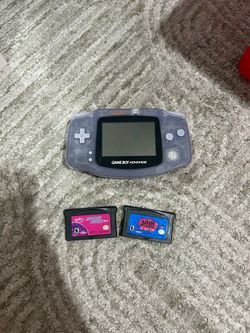 Nintendo Game Boy Advance + 2 Games – Not Working / For Parts