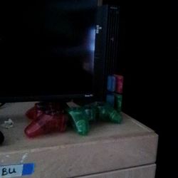 PS2 , 2 New Wireless Rumble Pack Controllers