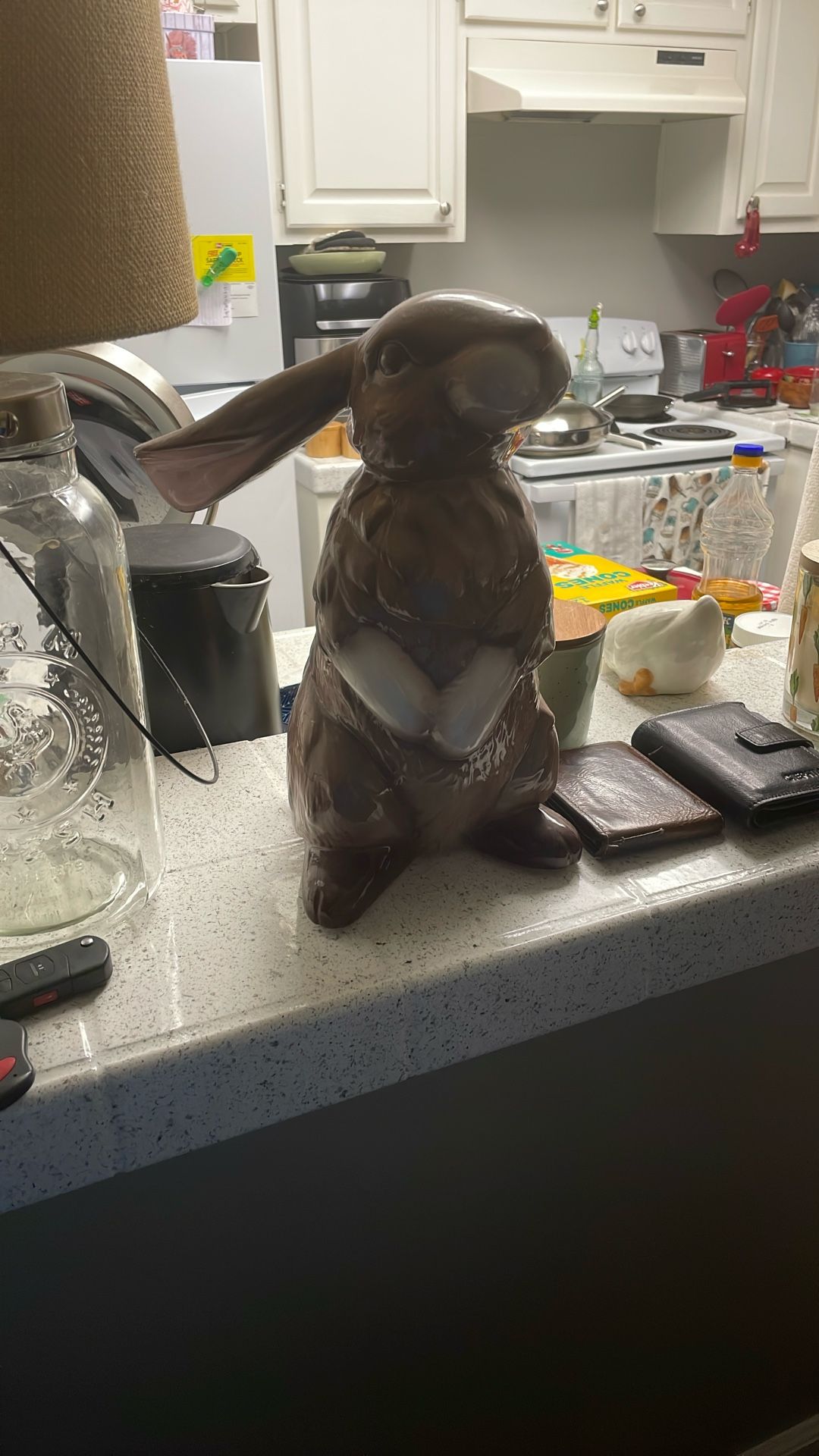 Bunny statue