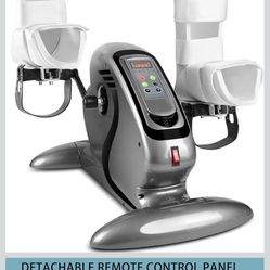 Motorized Pedal Exerciser Rehab Trainer (Grey).