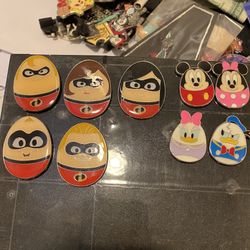 Disney Egg Shaped Cute Kawaii Pin 